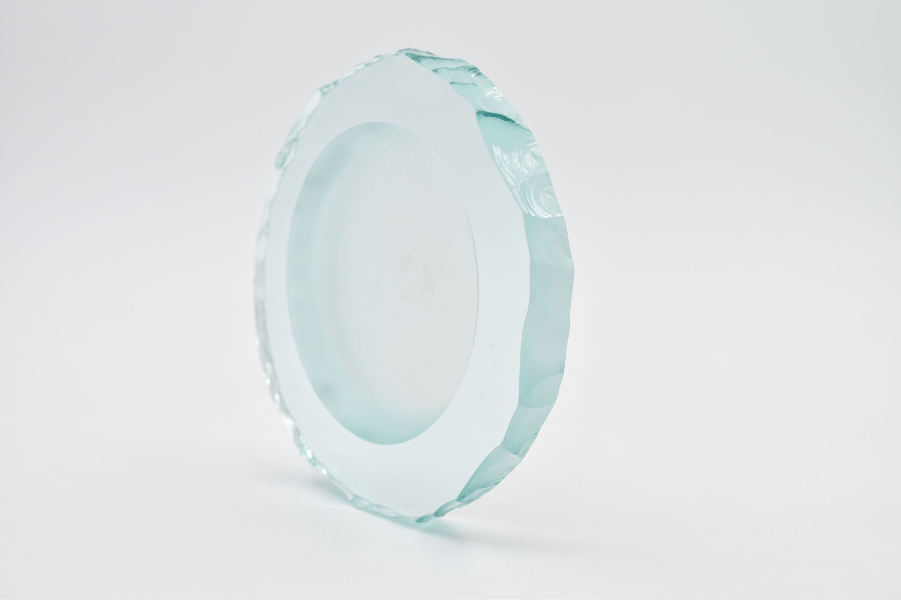 Trinket bowl cut glass