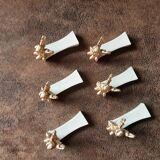 Set of 6 Happy Days knife holders
