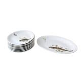 Service à poisson en porcelaine