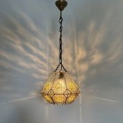 Suspension en verre brutaliste, années 1970
