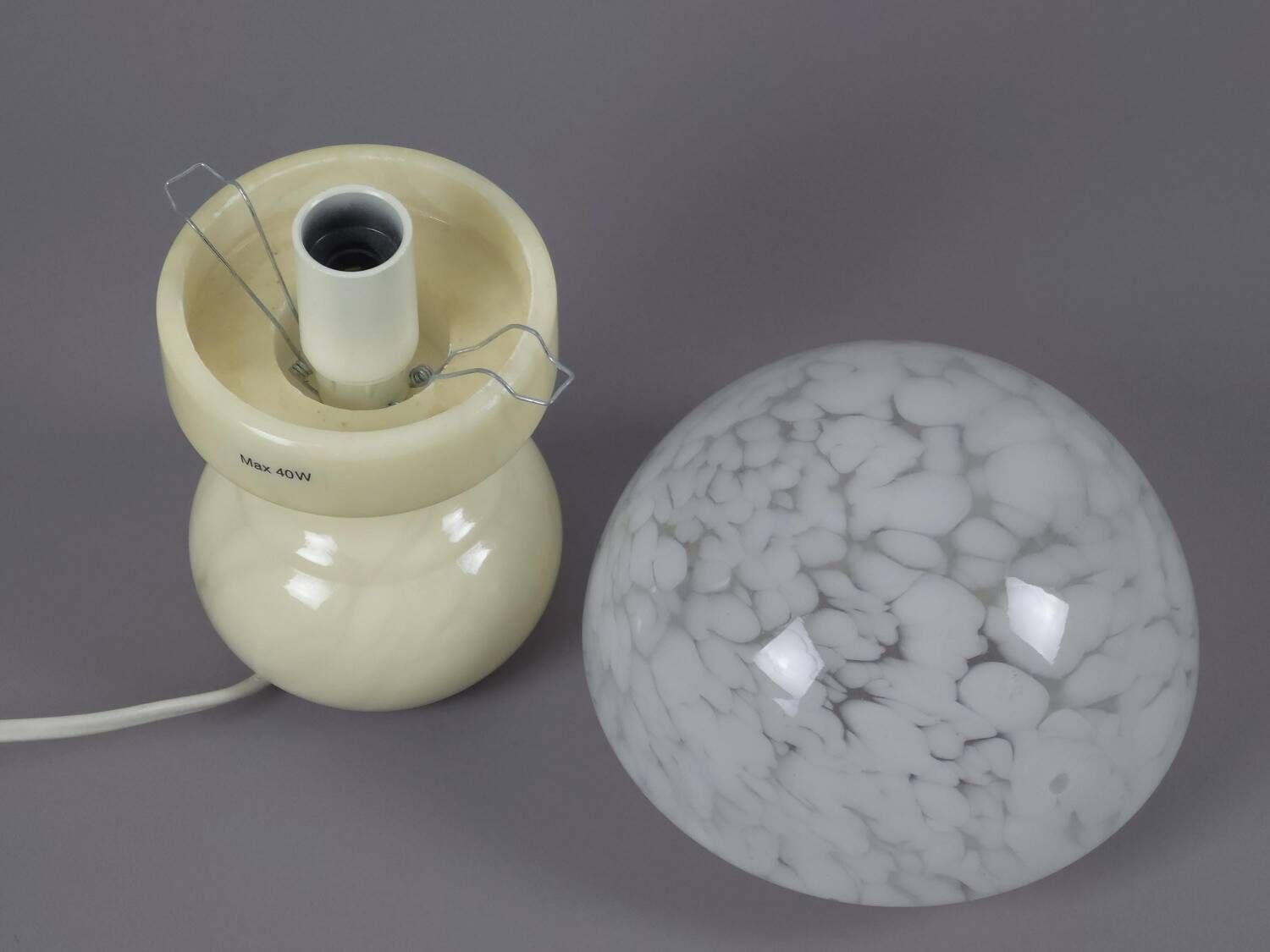 Vintage 1960s Reijmyre Armaturfabrik (RAF)  Mushroom Lamp.