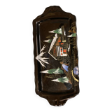 Rectangular dish from Longwy enamels