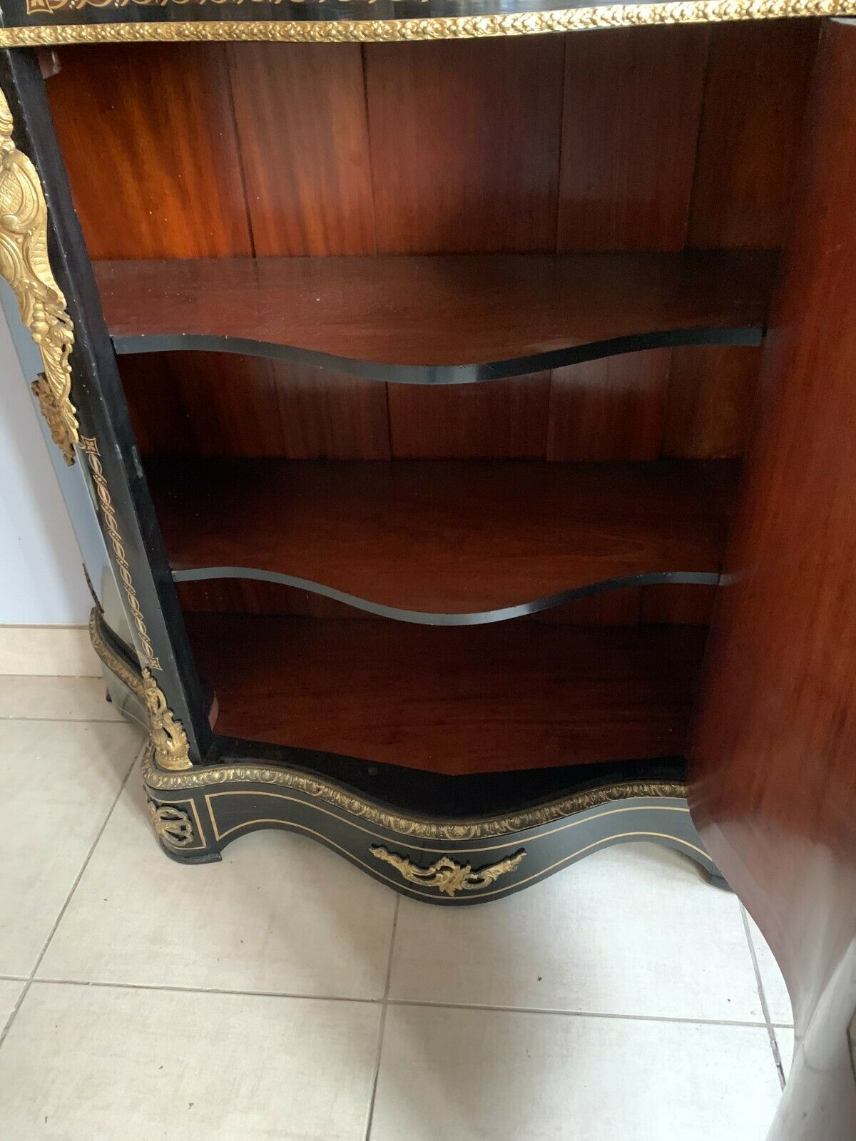 Curved furniture with support height Napoleon III Buffet Napoleon III 19th century