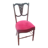 Rare chaise de chambre Napoléon III (1870/80), de style anglais