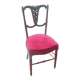 Rare Napoleon III bedroom chair (1870/80), in English style.