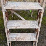 Antique wooden stepladder