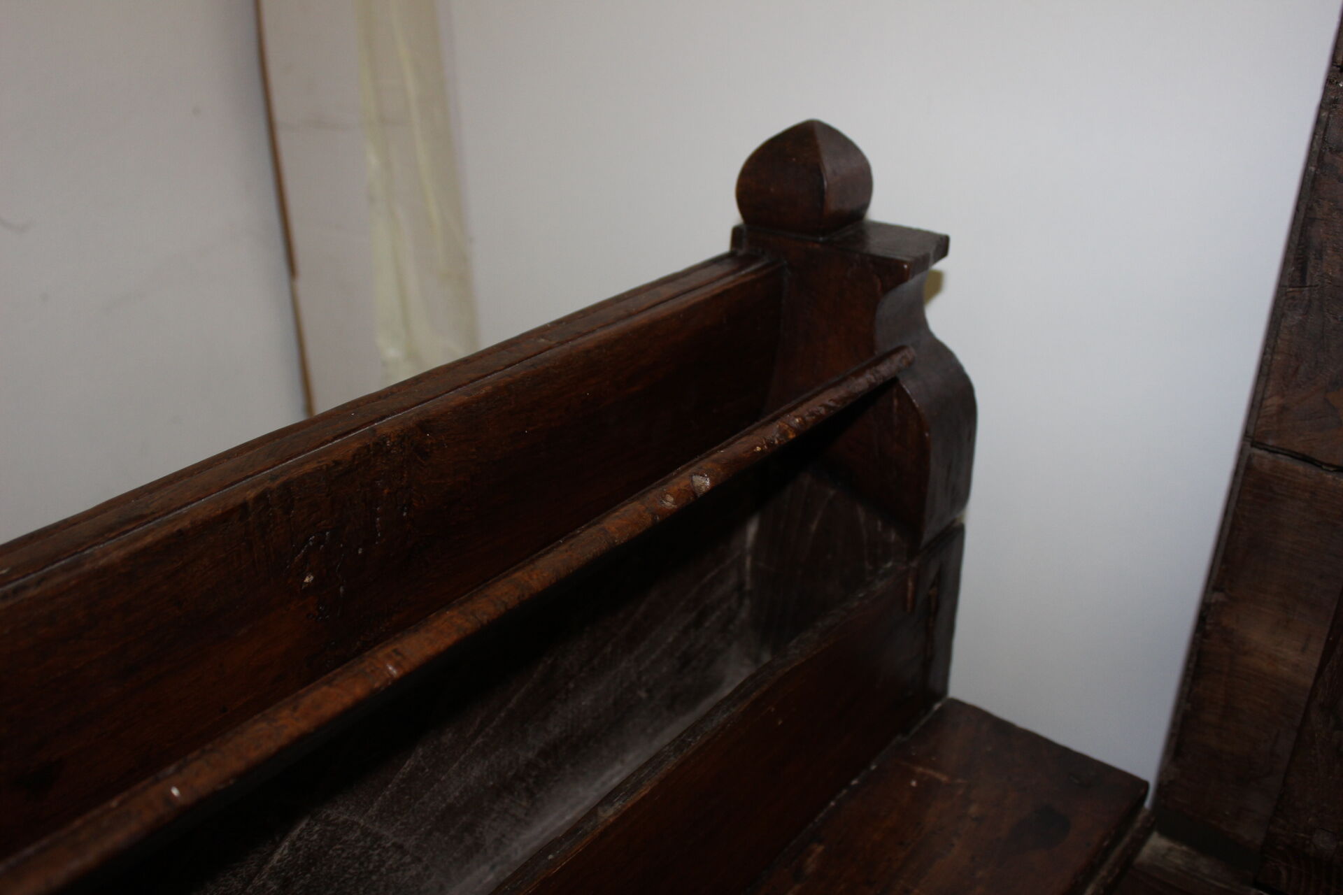 Banc coffre en chêne XVIIIe