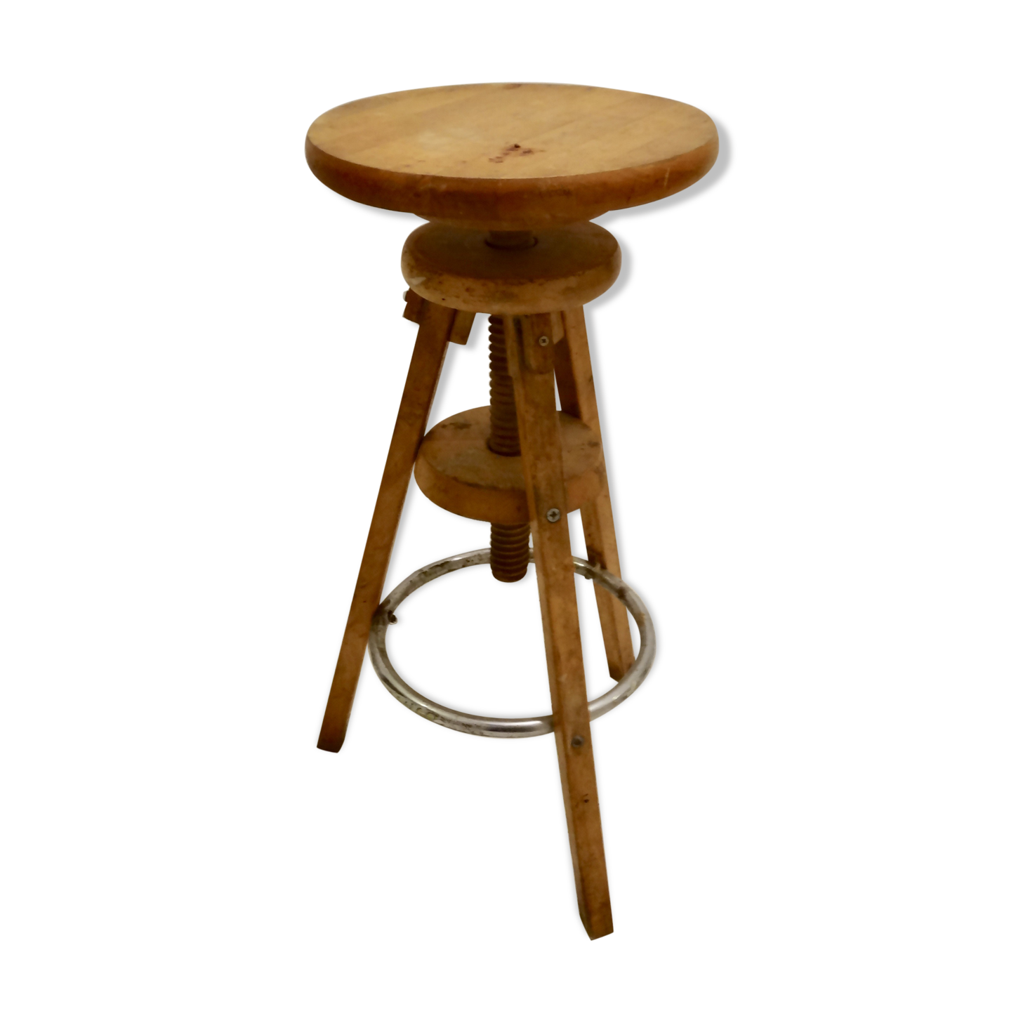 Workshop adjustable stool