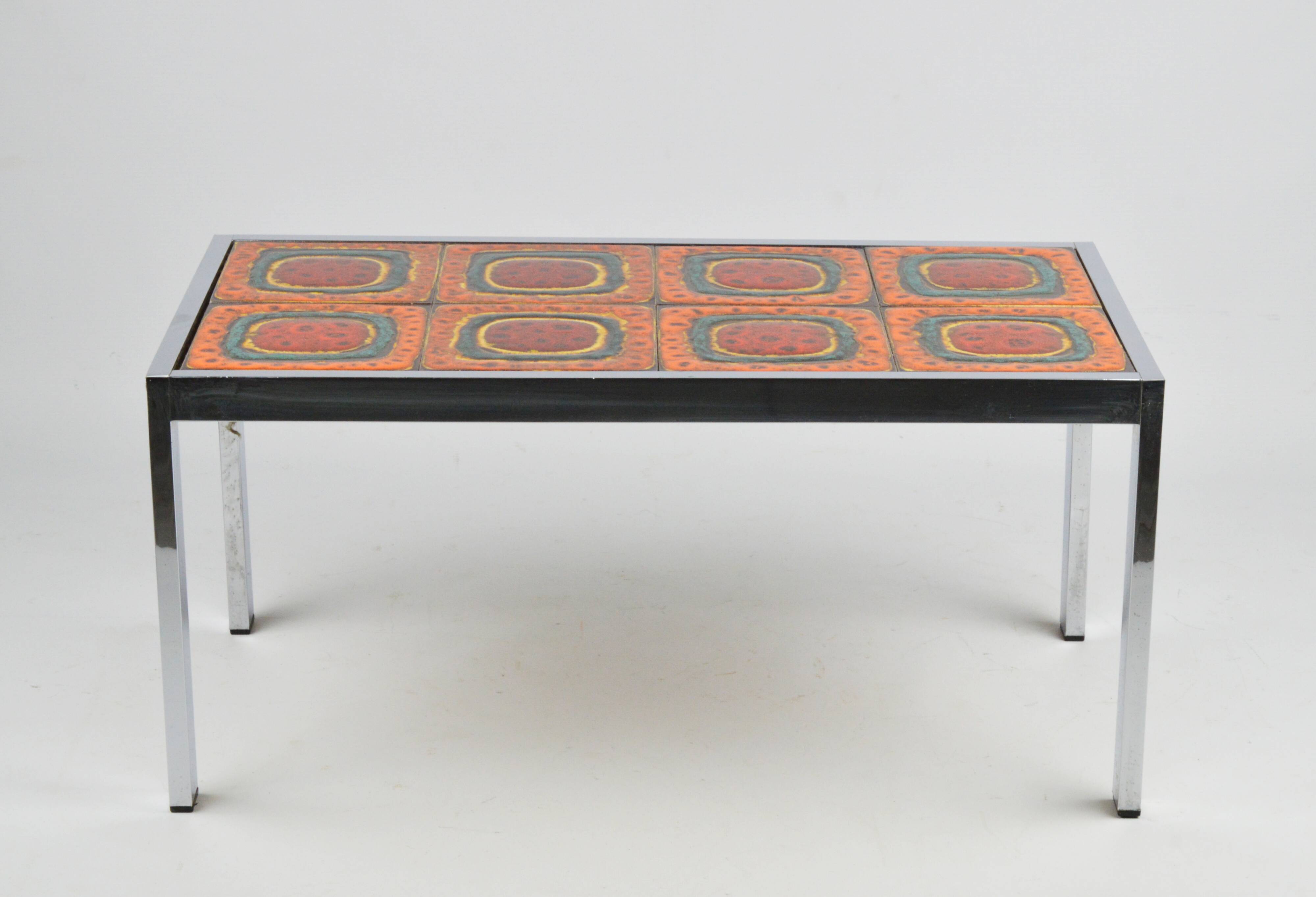 Vintage Ceramics Table, 1970s
