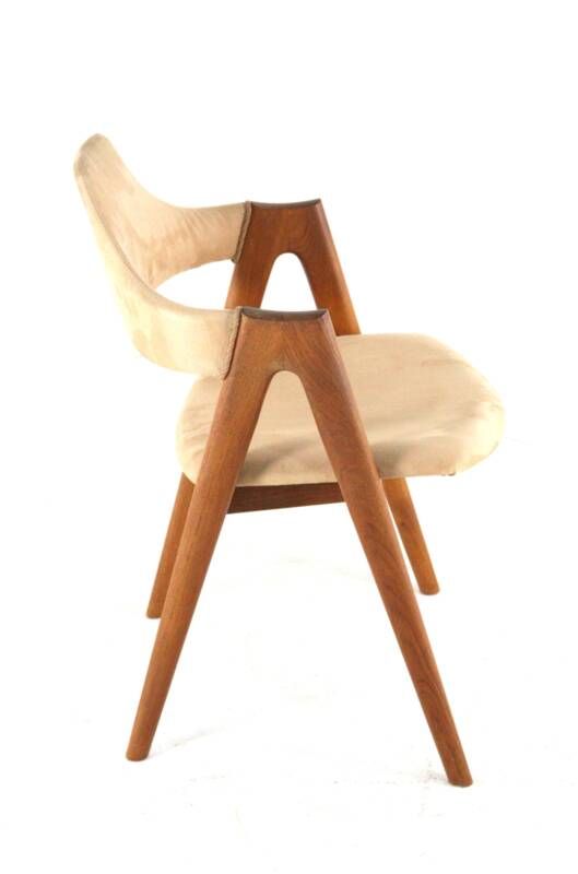 Set of 4 Kai Kristiansen for SVA Møbler model 42 / Compass Chairs