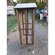 Aviary bird cage wood and wire mesh