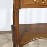 Table console en merisier, style Louis XVI, fin XIXème
