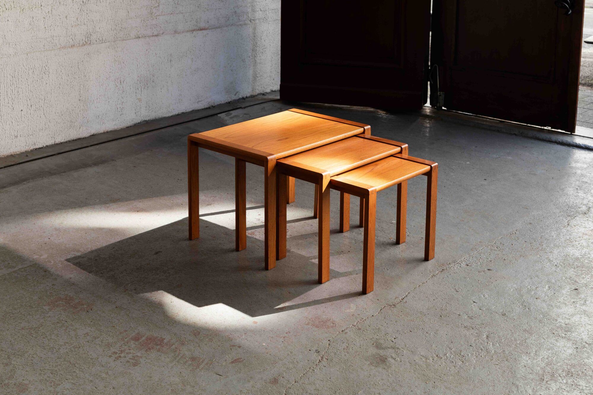 Ensemble de 3 tables gigognes par Aksel Kjersgaard