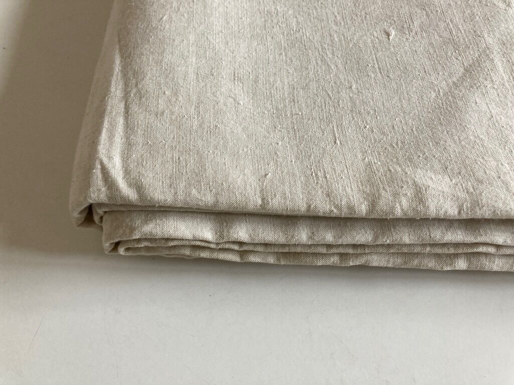 Country sheet 19th in fine linen canvas not sold reserve linen