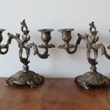 Paire de chandeliers anciens