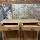 Parisian buffet in raw wood