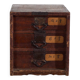 Small ko-dansu chest of drawers in paulownia with kanji labels – Japan, Meiji period