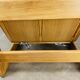Armchair pine 70s chalet style