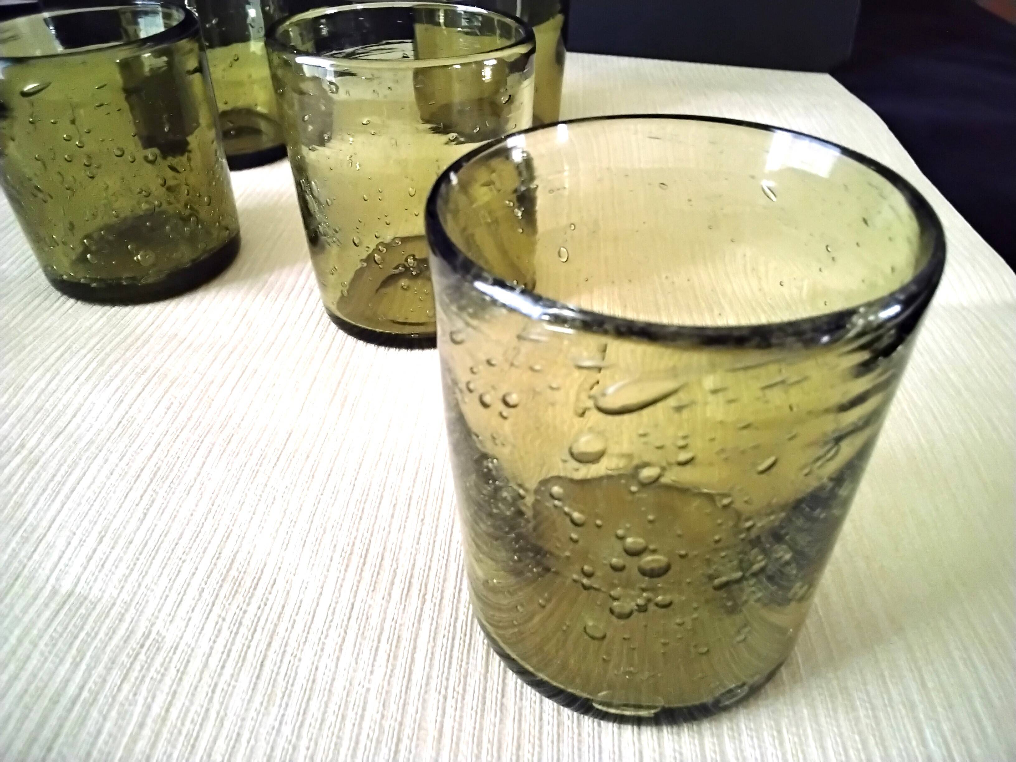 5 Biot bubble glass whiskey glasses?