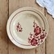 Antique dessert plate, ironstone, Saint Amand model 211 – Flo decoration.