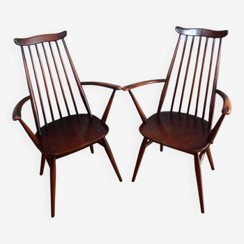 Pair of Ercol Goldsmith armchairs