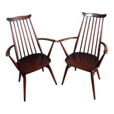 Pair of Ercol Goldsmith armchairs