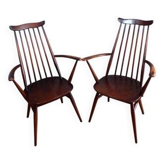 Pair of Ercol Goldsmith armchairs