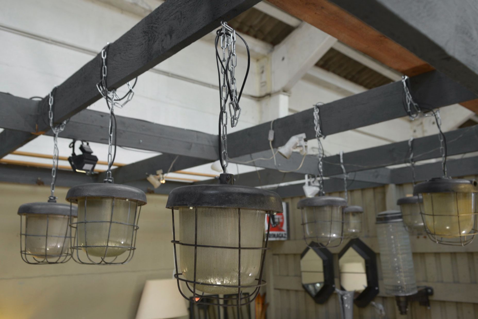 Old cast iron street lanterns 1920