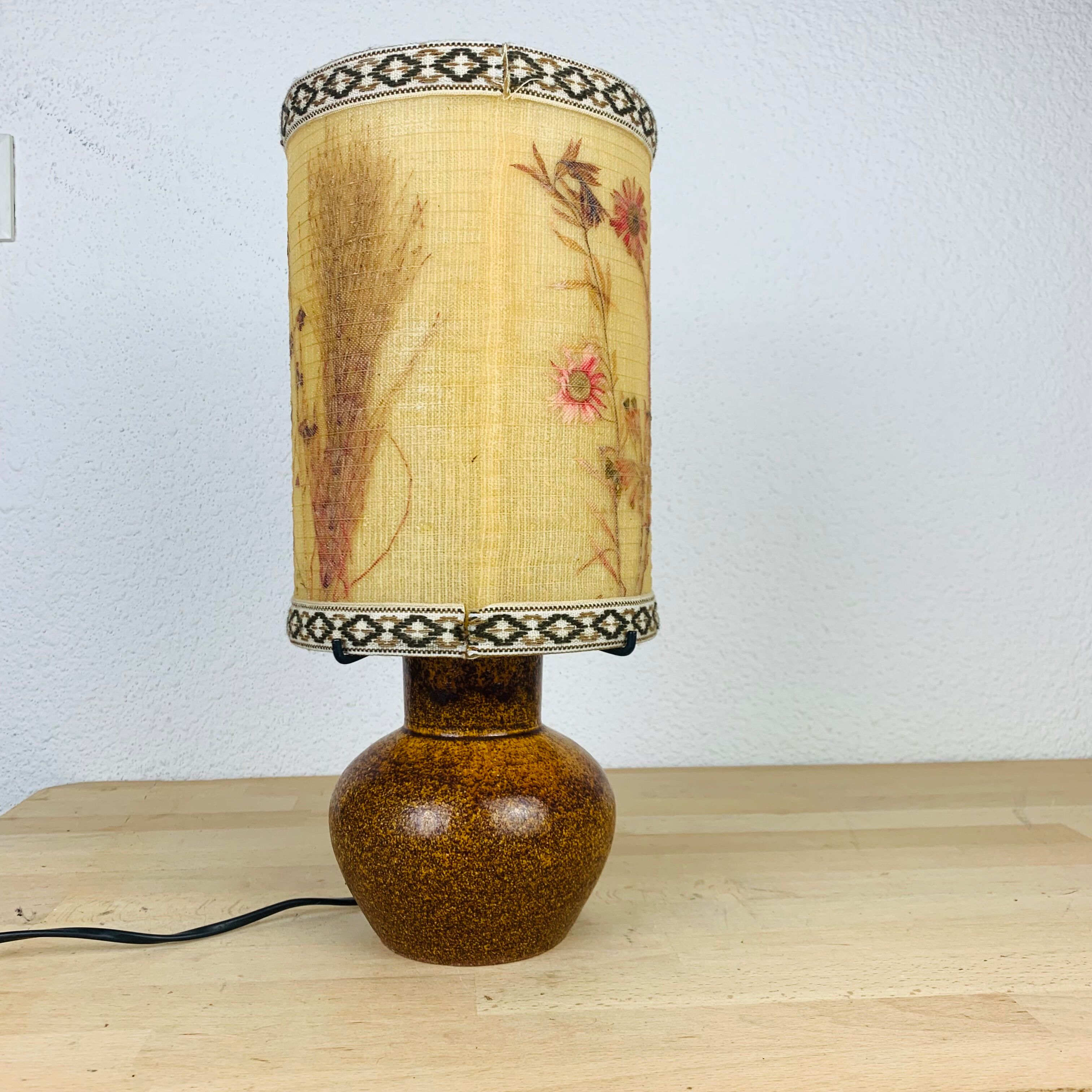 Ceramic lamp Accolay stoneware 60s