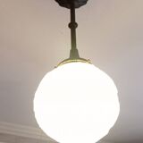 Peacock chandelier by Muller and Brothers in Lunéville