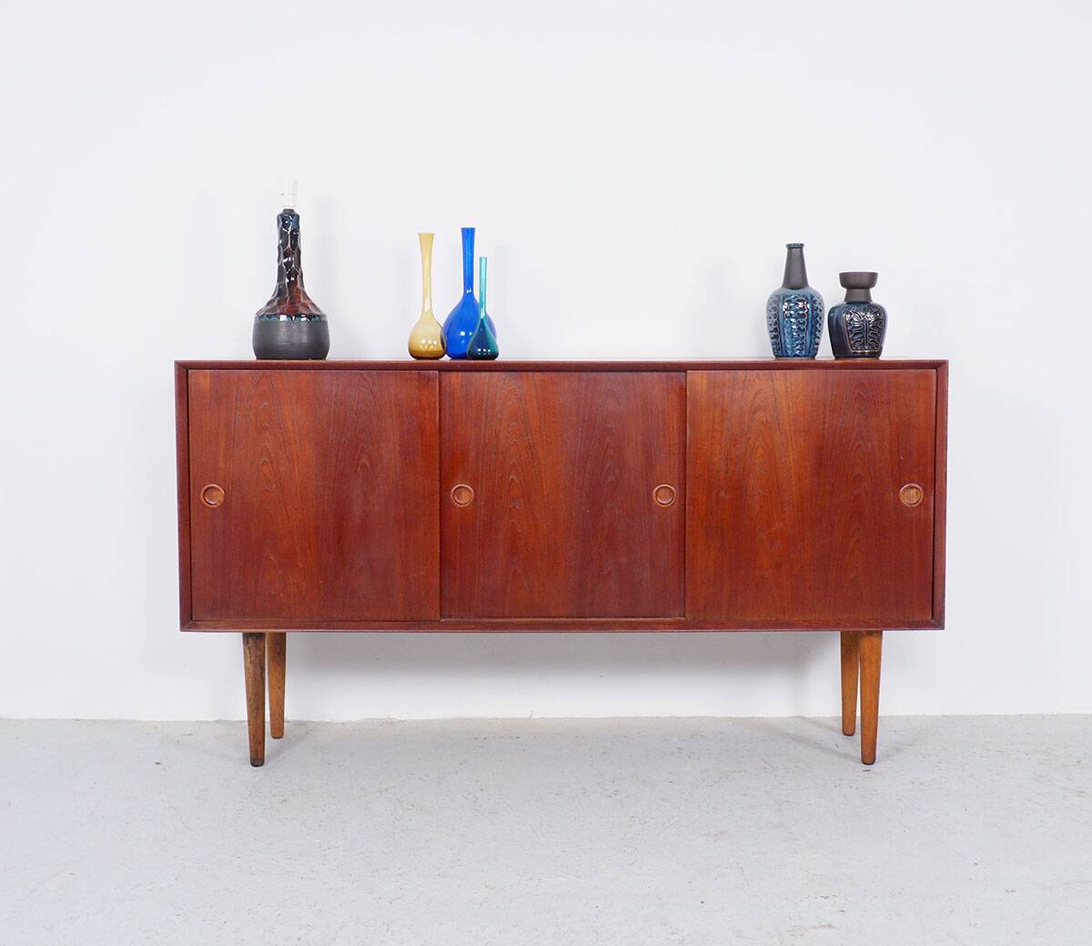 Sliding door sideboard by Omann Jun, 1960s