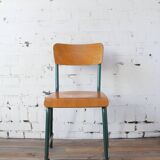 Chaise de lycée vintage