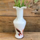 Vintage opaque glass vase