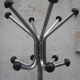 Coatrack chromed metal parrot