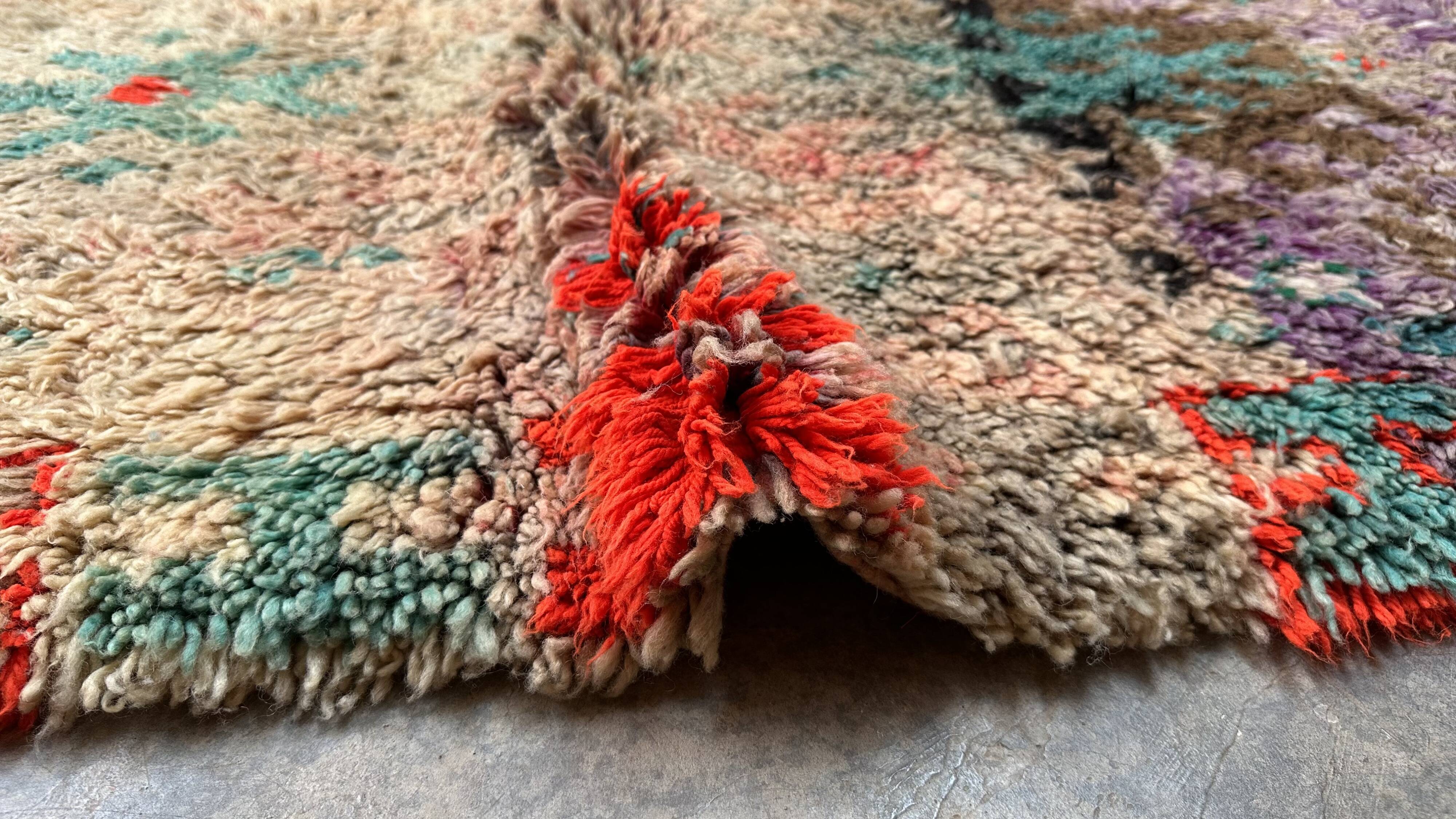 Colorful Moroccan rug Talsint - 152 x 86 cm