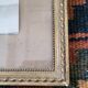 Golden wooden photo frame