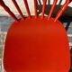 Brick red Baumann chair