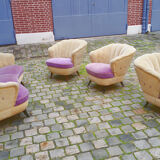 Fauteuil club arc années 50