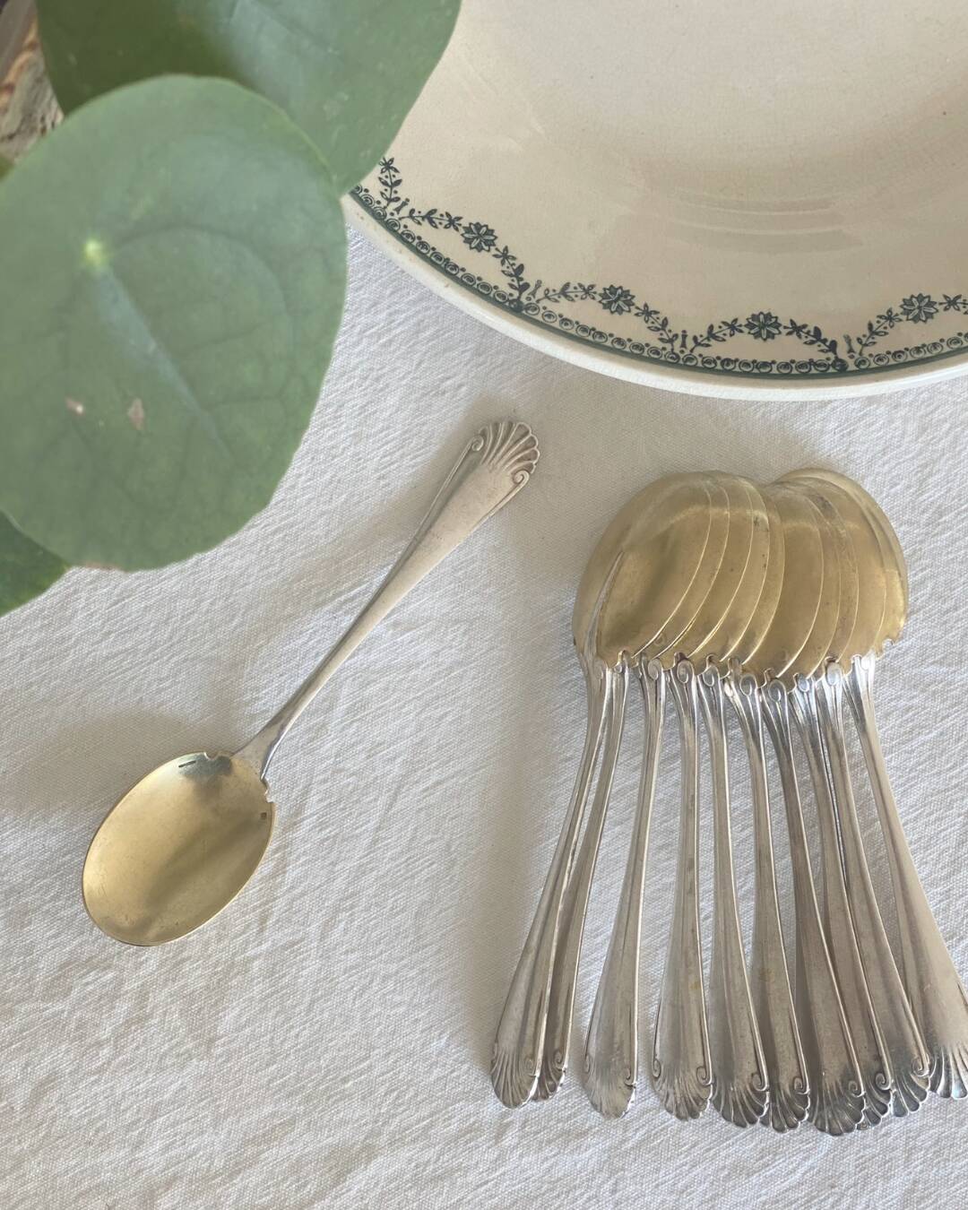 Christofle sorbet spoons (x11)