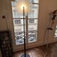 Rare designer dial lamp in cast steel
