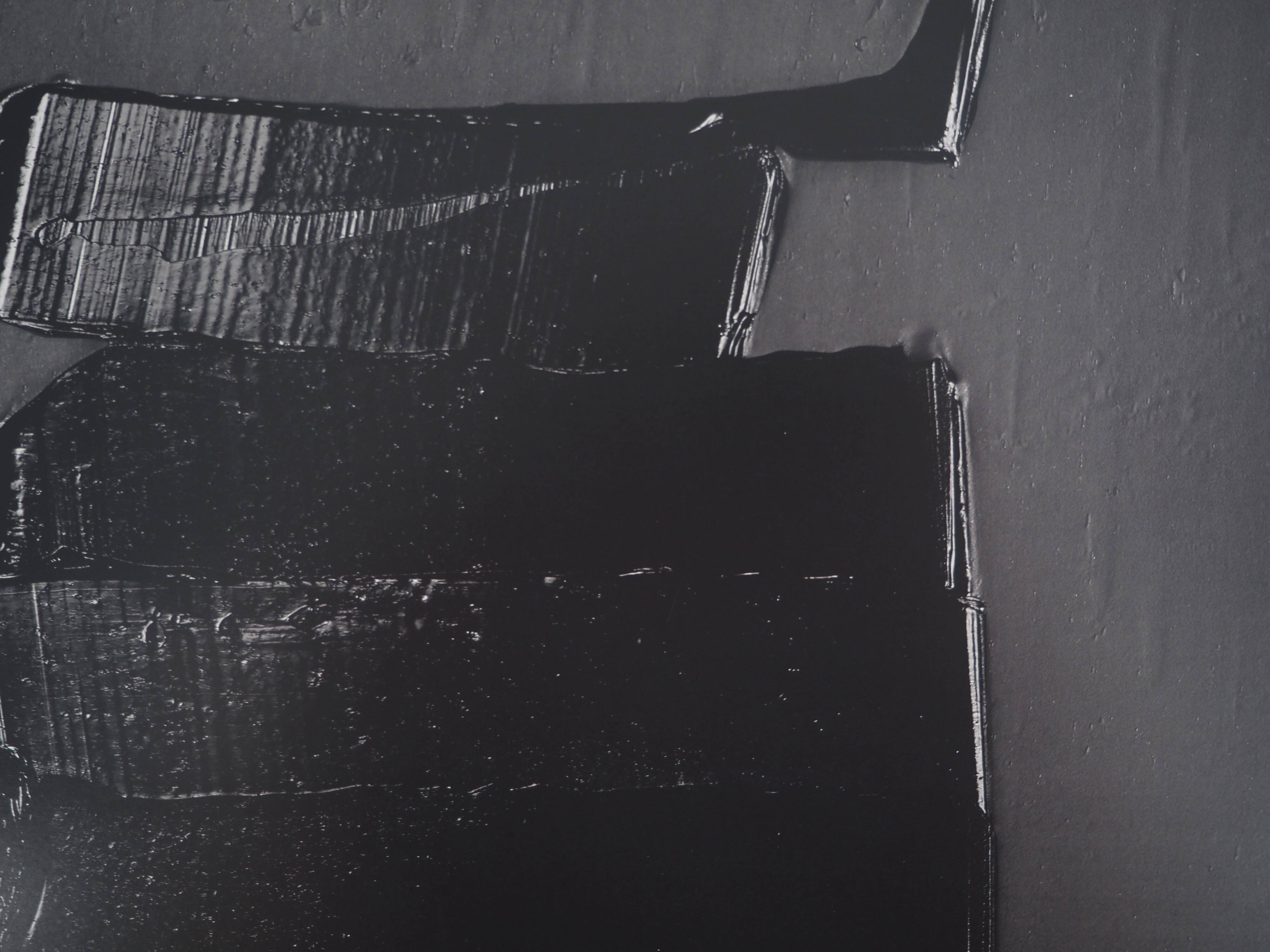 Pierre SOULAGES: Painting July 4, 2021 - Original signed poster
