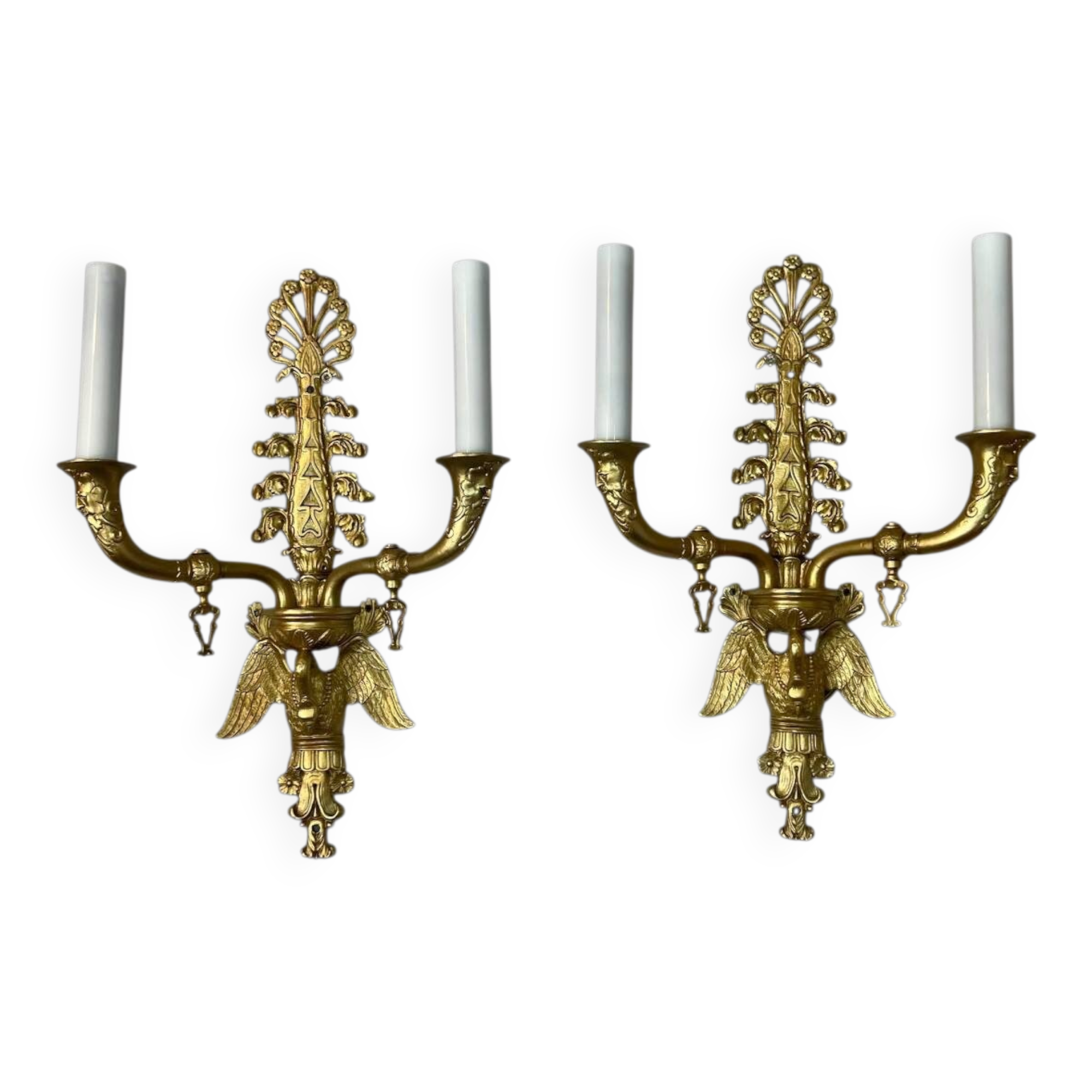 Paire d’appliques Napoléon III
