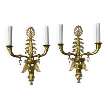 Paire d’appliques Napoléon III
