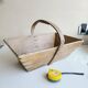 Old wooden basket