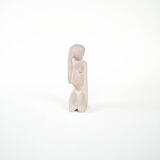 Stone sculpture of a female figure, modernist form, 1980s, produced in Denm