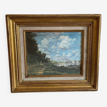 Painting reproduction of Monet the basins of Argenteuil