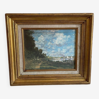 Tableau reproduction de Monet les bassins d'Argenteuil