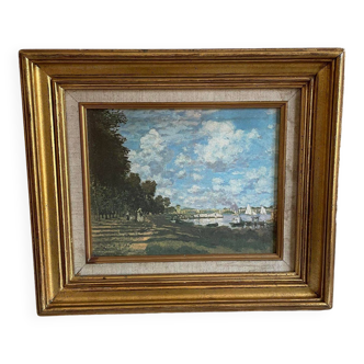 Tableau reproduction de Monet les bassins d'Argenteuil