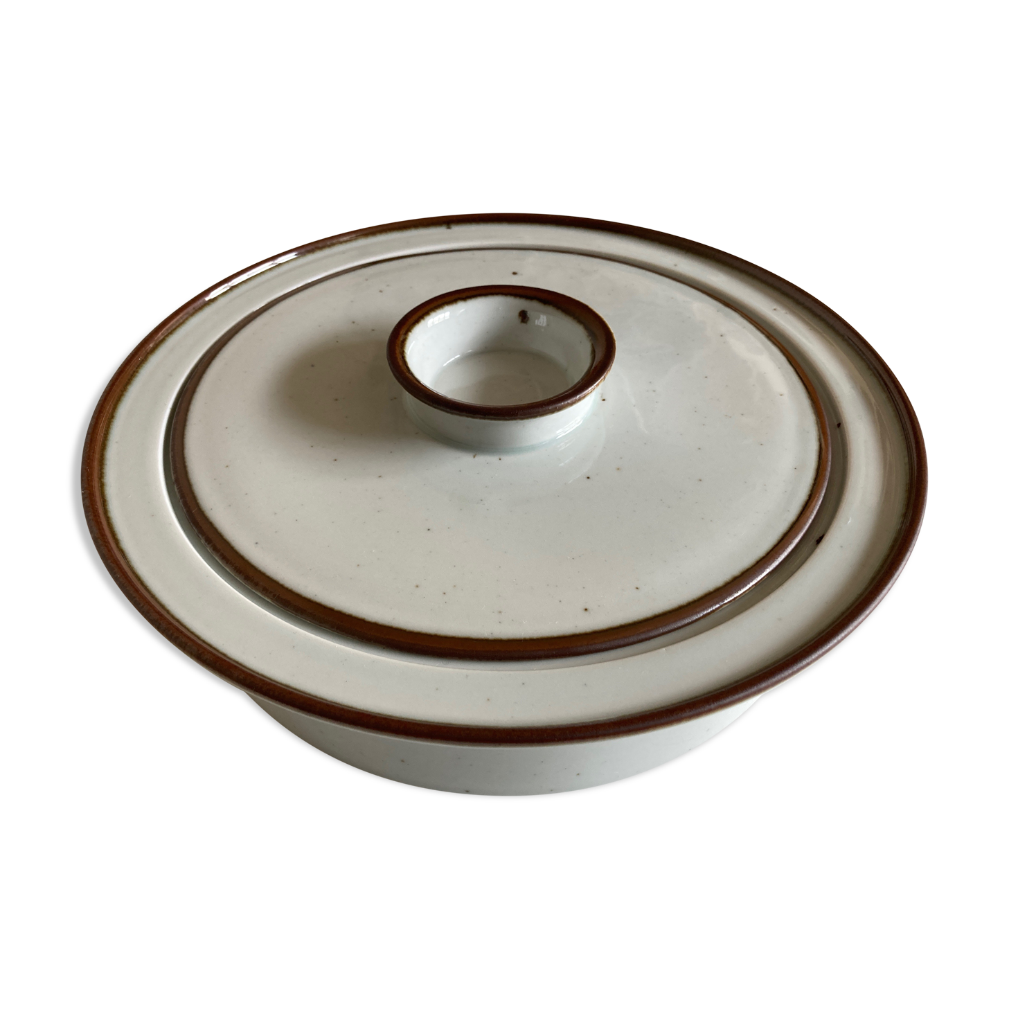 Plat couvert XXL Dansk Design grès 1970 Denmark