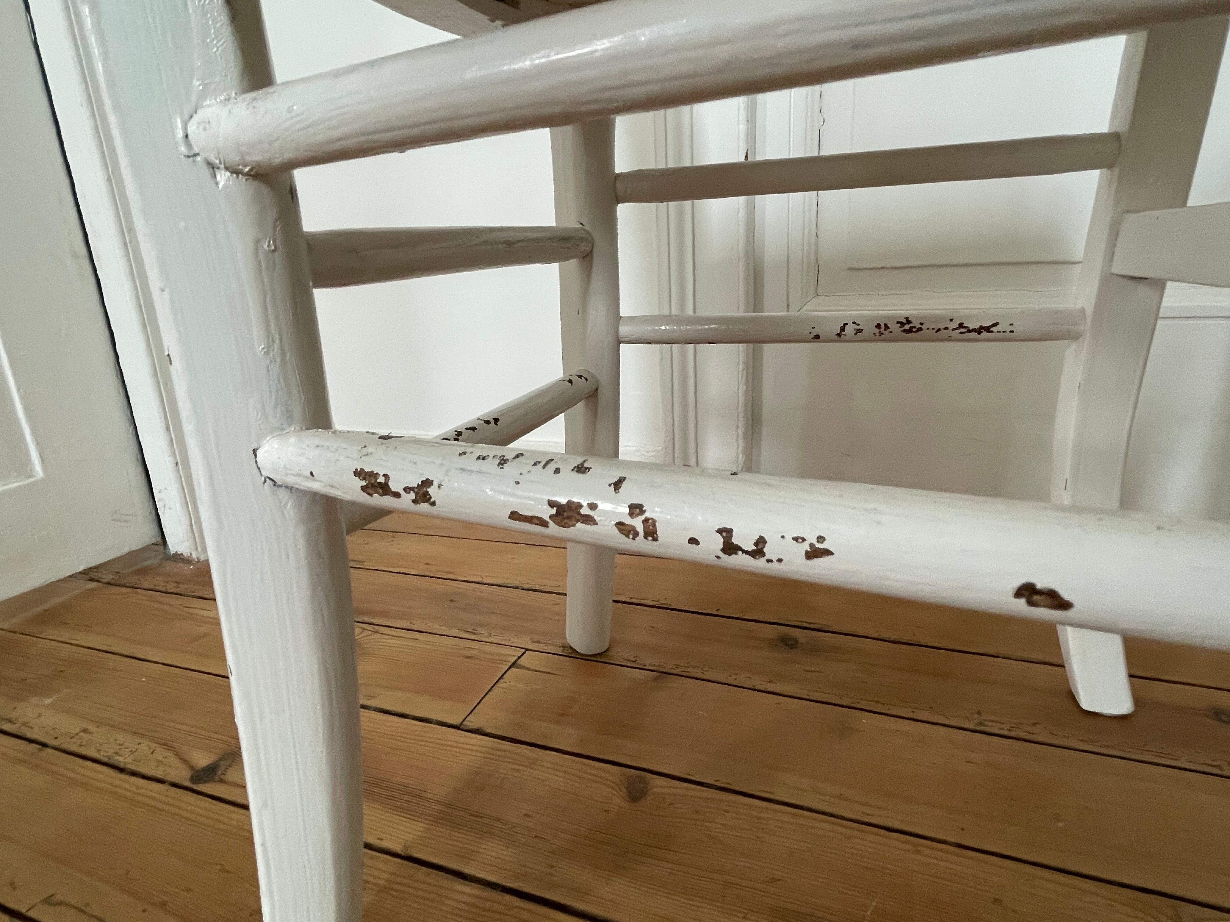 Set of 3 antique bistro chairs Luterma, circa 1960